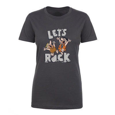 The Flintstones Let's Rock Women's Short Sleeve T-Shirt