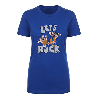 The Flintstones Let's Rock Women's Short Sleeve T-Shirt