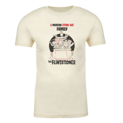 The Flintstones Stone Age Family Adult Short Sleeve T-Shirt