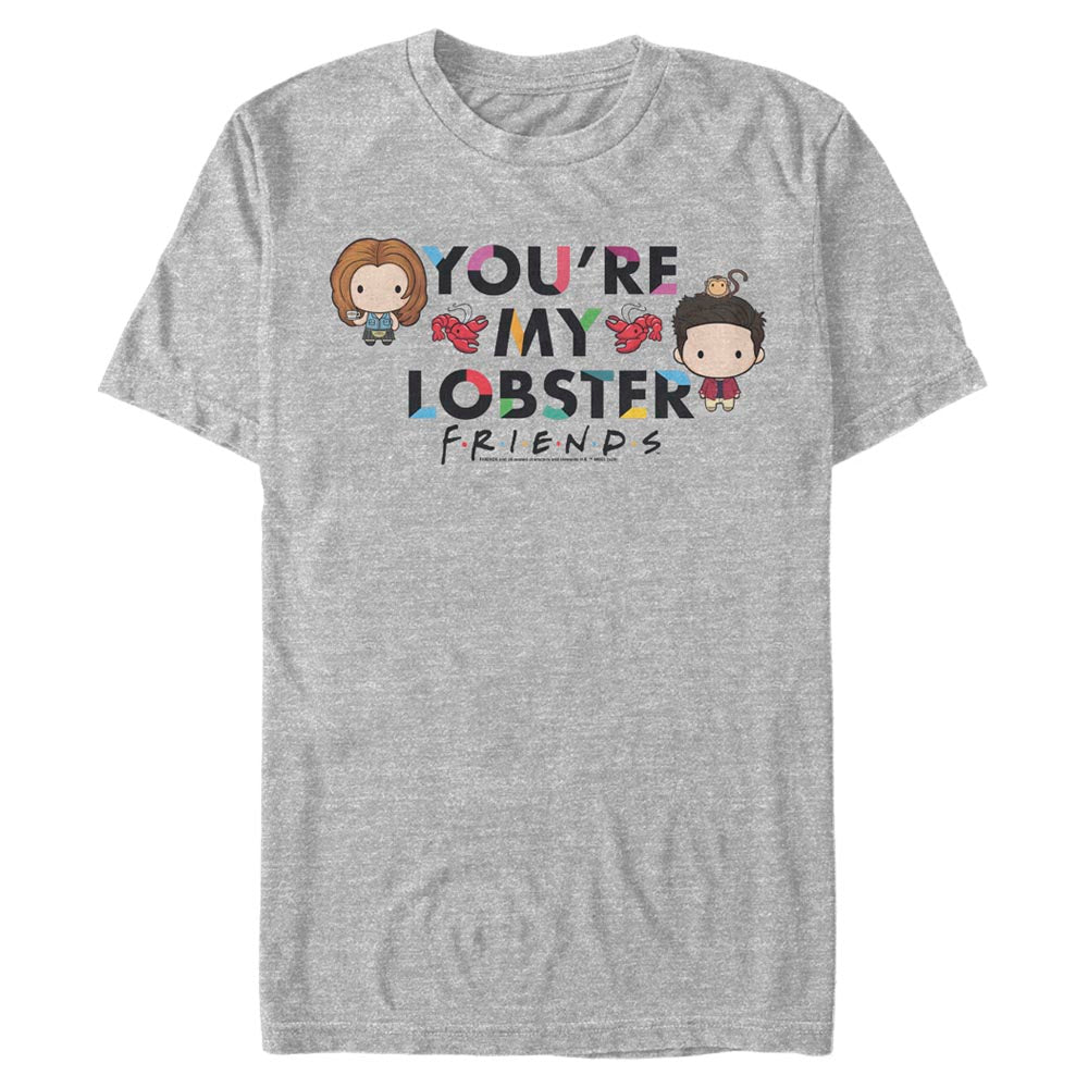 Friends Chibi Lobster Love Short Sleeve T-Shirt