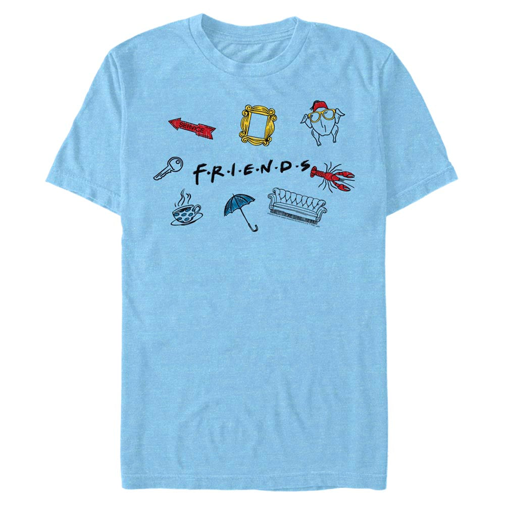 Friends Logo Jumble Short Sleeve T-Shirt
