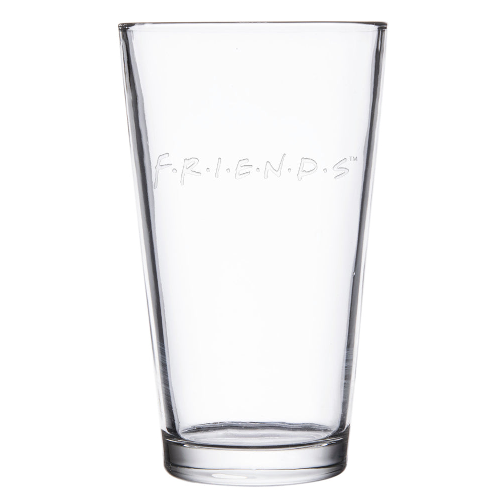 Friends Logo Laser Engraved Pint Glass