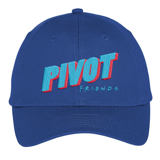 Friends pivot embroidered hat - royal