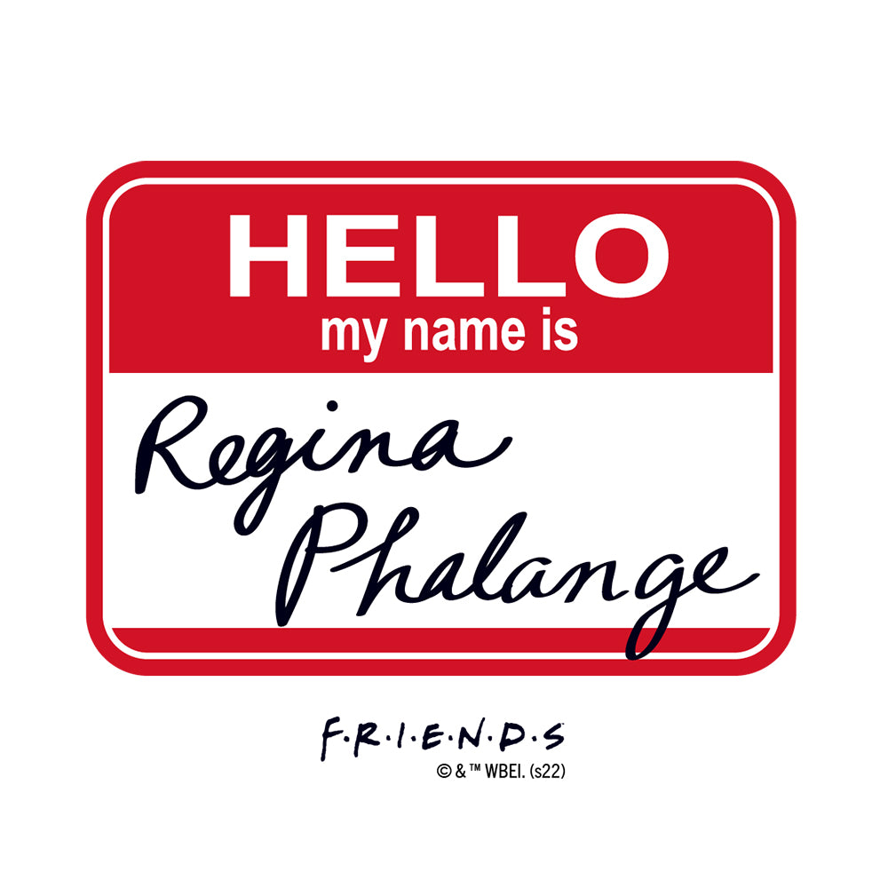 Friends Hello My Name is Regina Phalange Two-Tone Mug