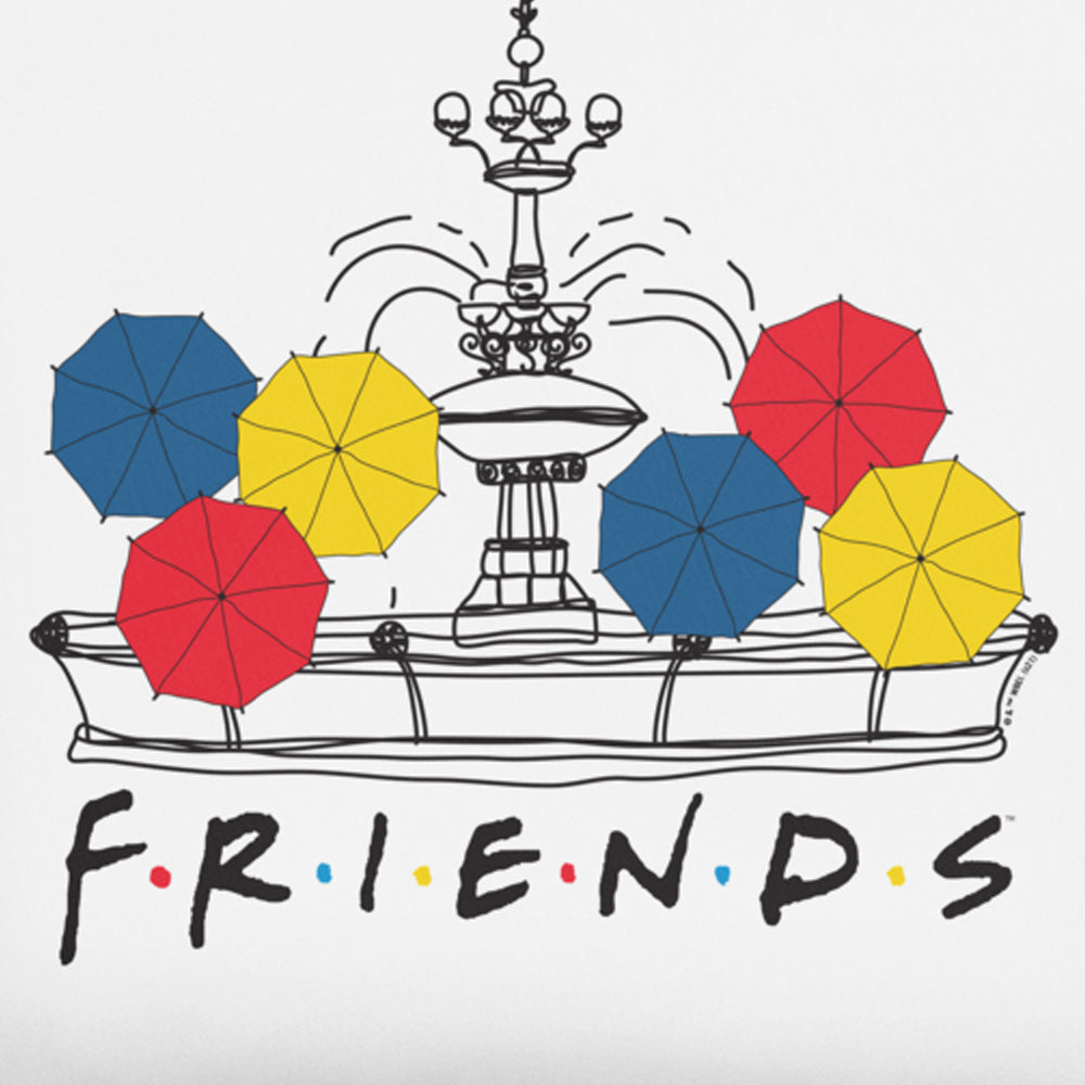 Friends Umbrellas & Fountain Beach Bag