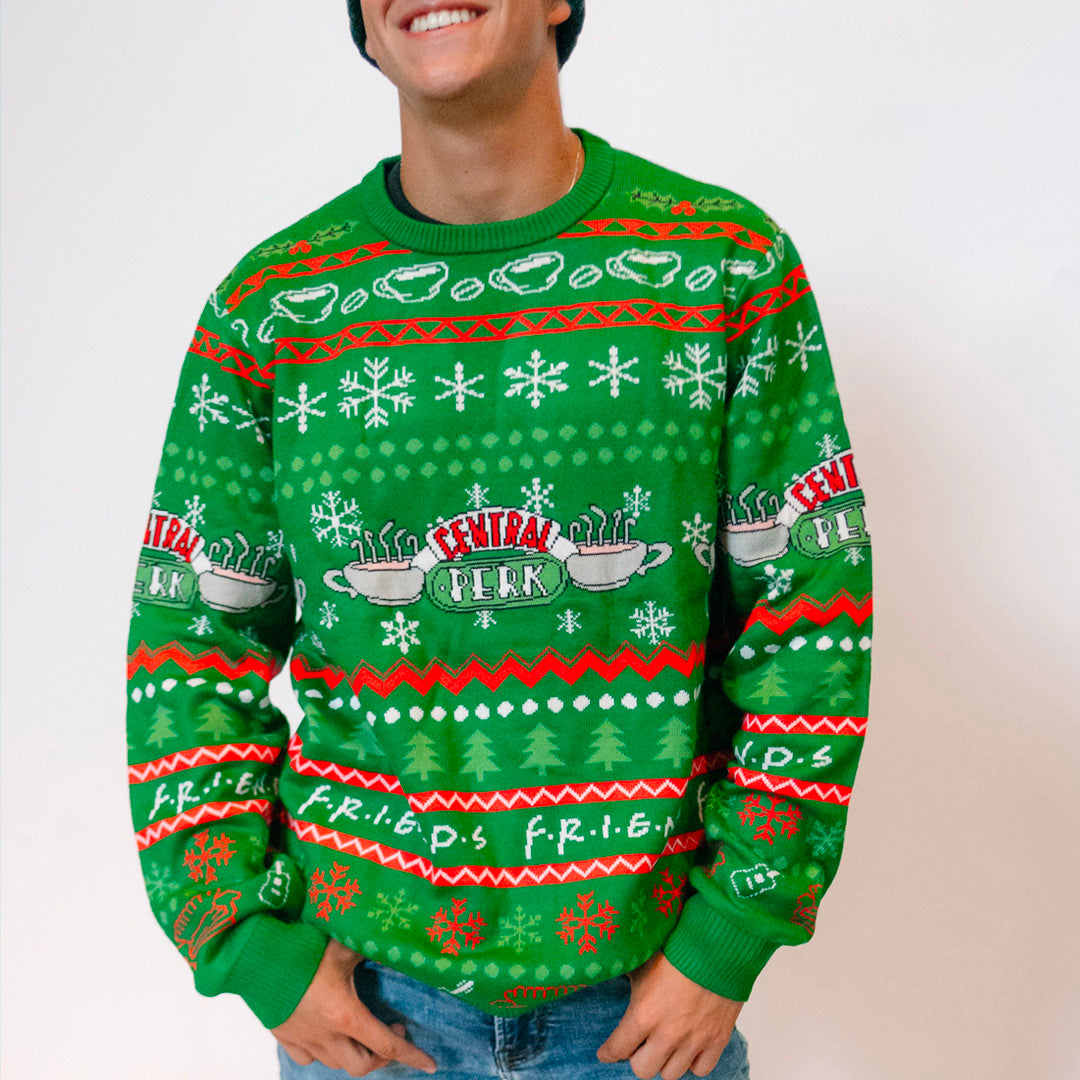 Exclusive Friends Central Perk Holiday Sweater