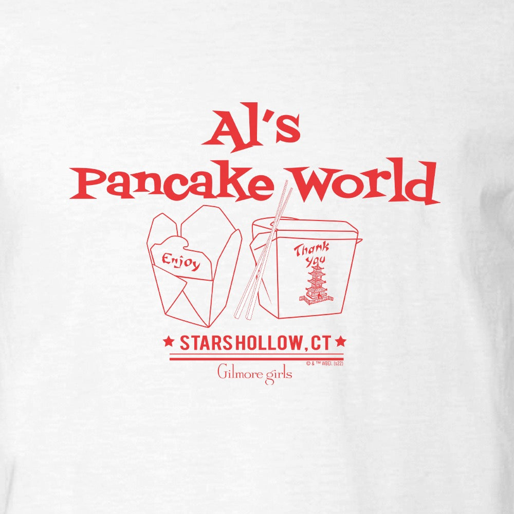 Gilmore Girls Al's Pancake World Adult Short Sleeve T-Shirt