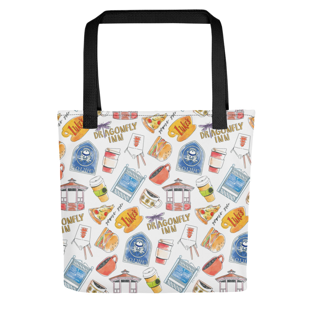 Gilmore Girls All Over Print Pattern Tote Bag