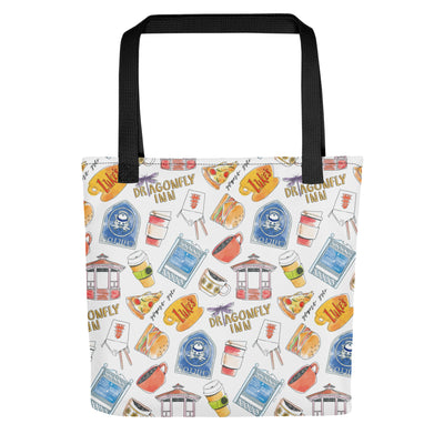Gilmore Girls All Over Print Pattern Tote Bag
