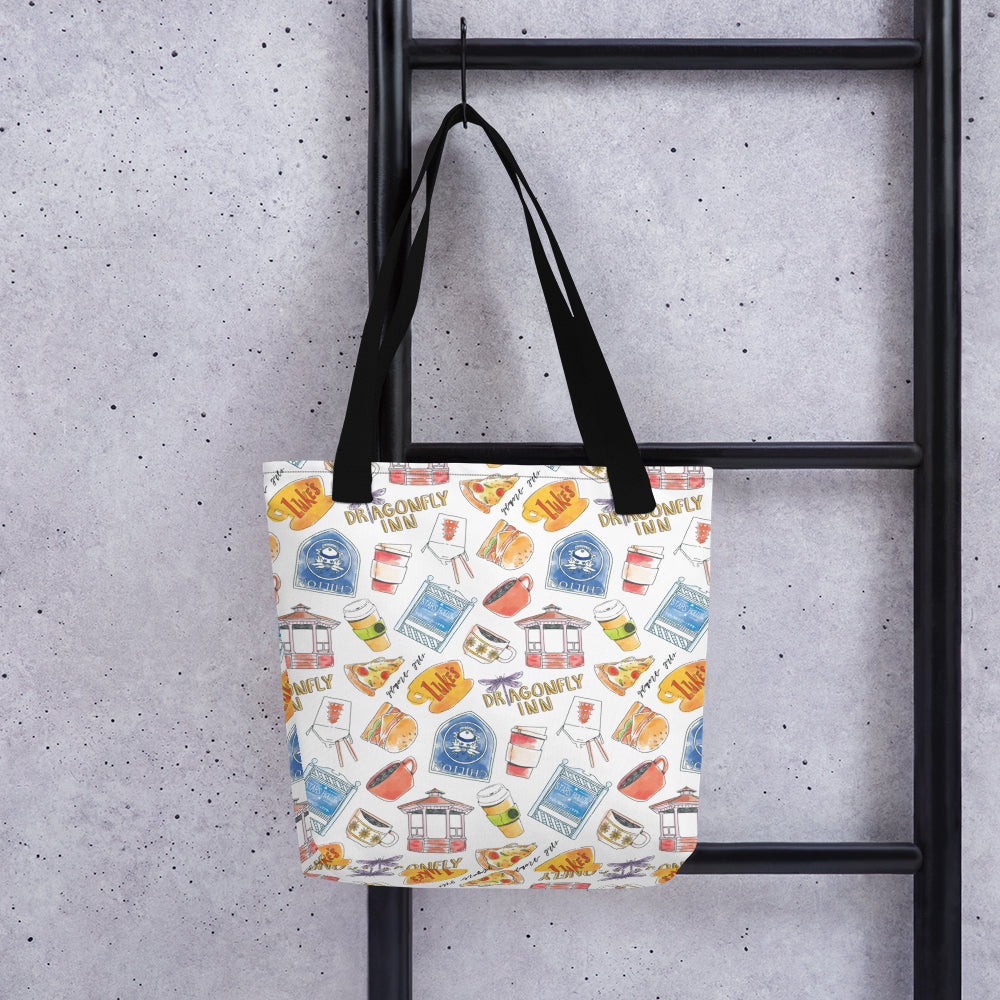 Gilmore Girls All Over Print Pattern Tote Bag