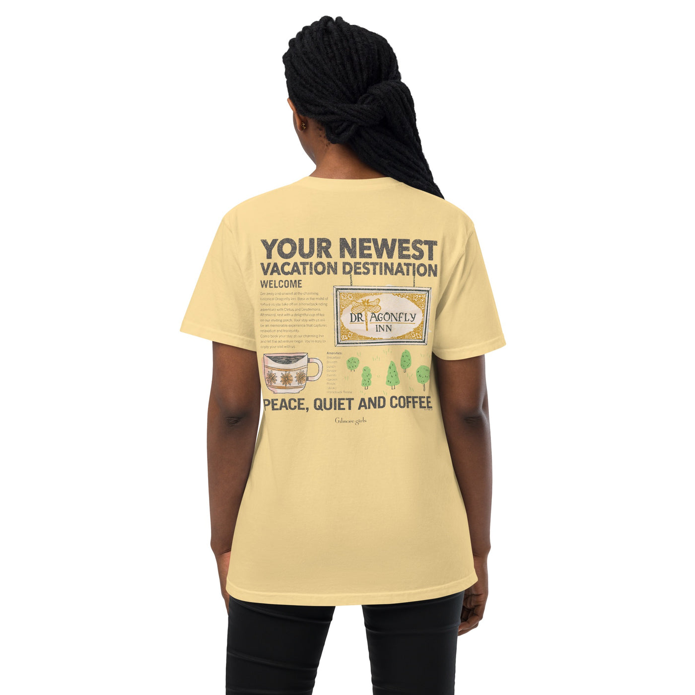 Gilmore Girls Dragonfly Inn Destination Comfort Colors T-shirt