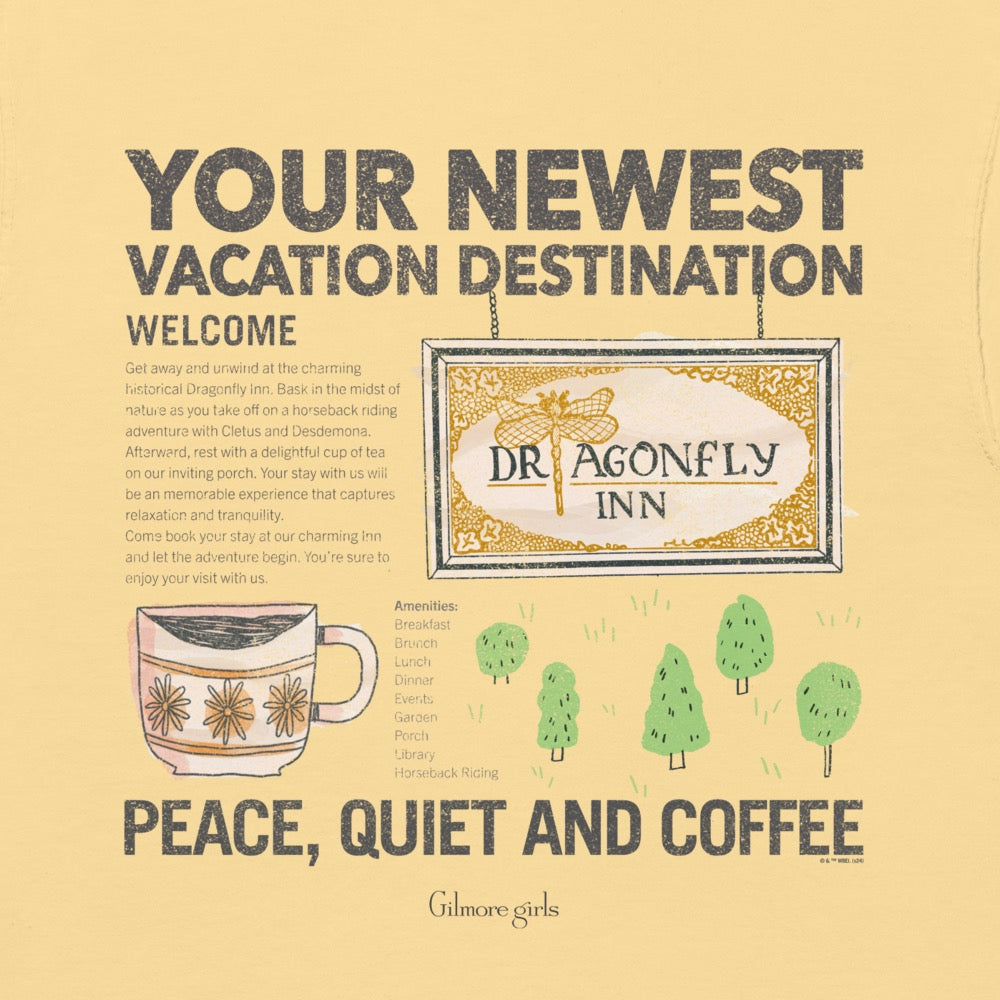 Gilmore Girls Dragonfly Inn Destination Comfort Colors T-shirt