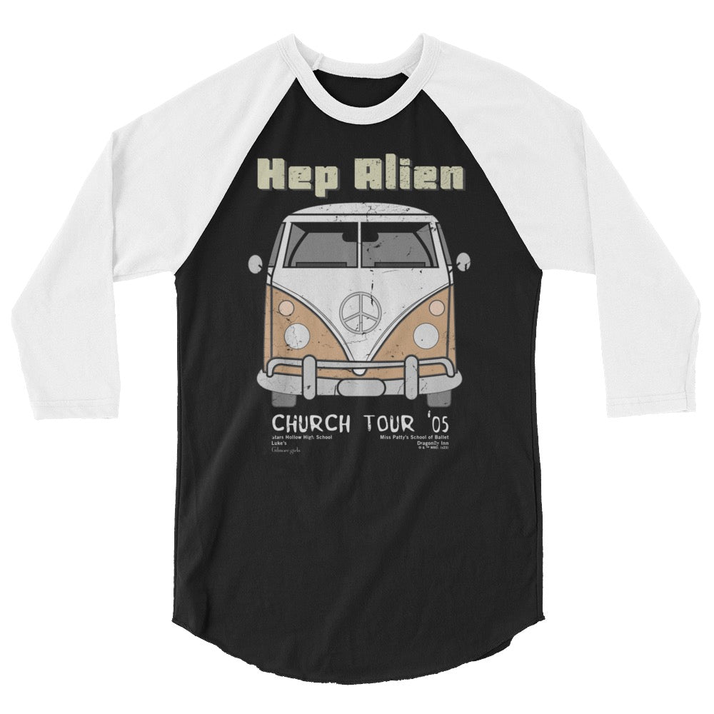 Gilmore Girls Hep Alien Unisex 3/4 Sleeve Raglan Shirt