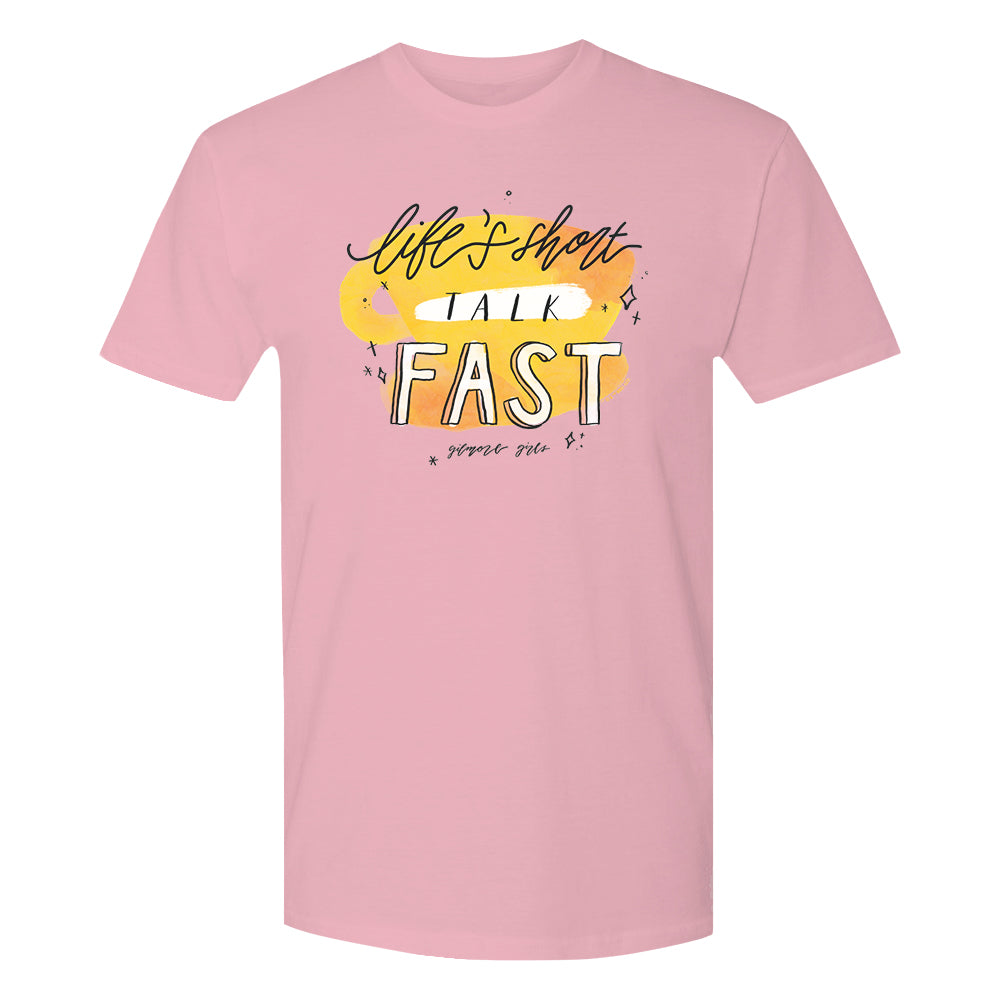 Gilmore Girls Life's Short Talk Fast Adult Short Sleeve T-Shirt