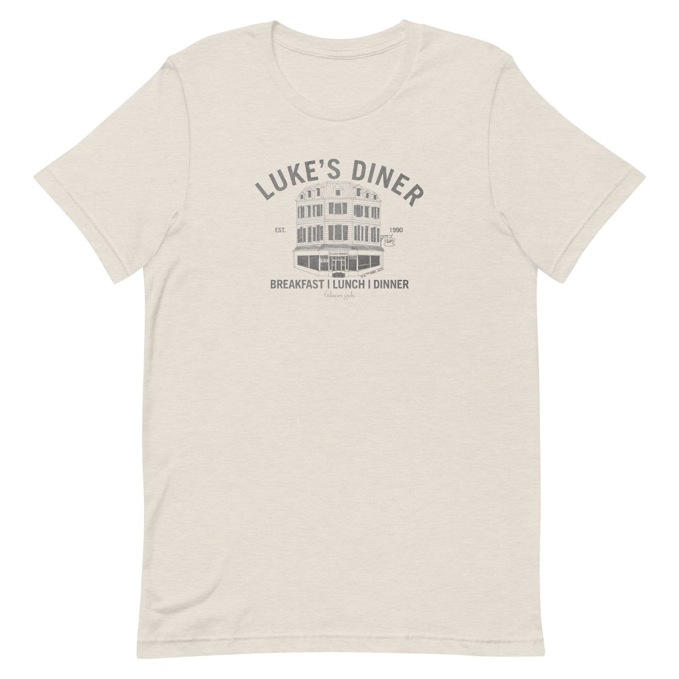Gilmore Girls Luke's Diner Location Adult T-Shirt