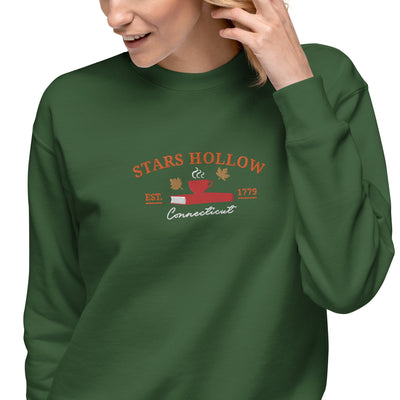 Gilmore Girls Stars Hollow Embroidered Adult Sweatshirt