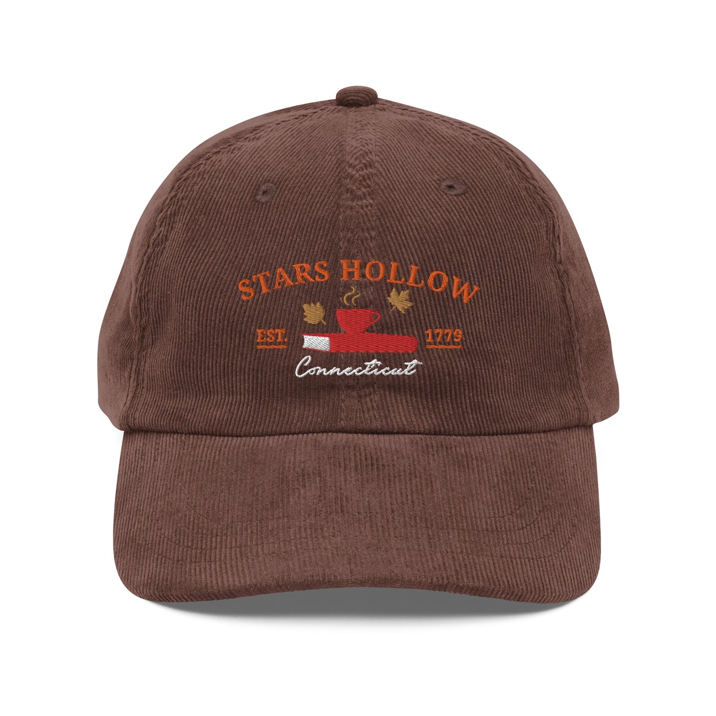 Gilmore Girls Stars Hollow Embroidered Corduroy Hat