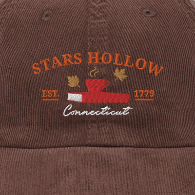 Gilmore Girls Stars Hollow Embroidered Corduroy Hat