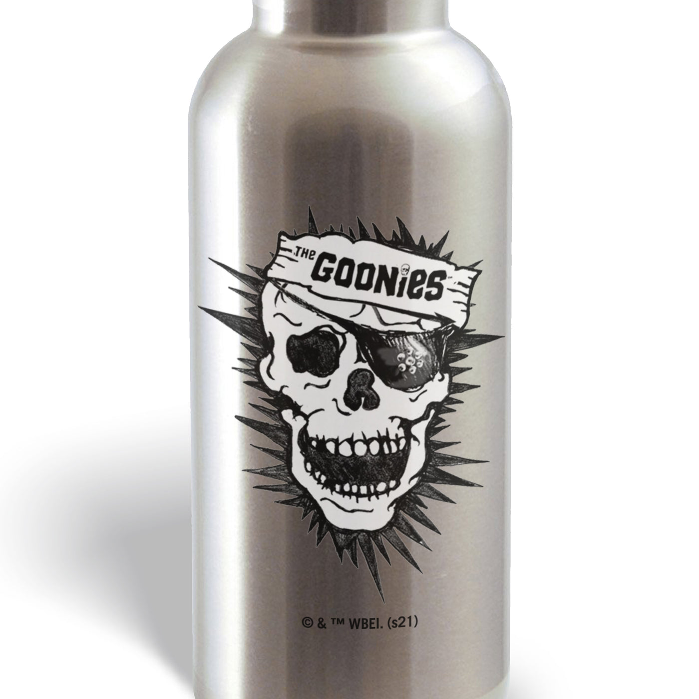 The Goonies Skull 20 oz Screw Top Water Bottle with Straw