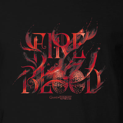 GOT Fire Blood Adult Short Sleeve T-Shirt