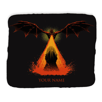 Game of Thrones Dragon's Fire Sherpa Blanket