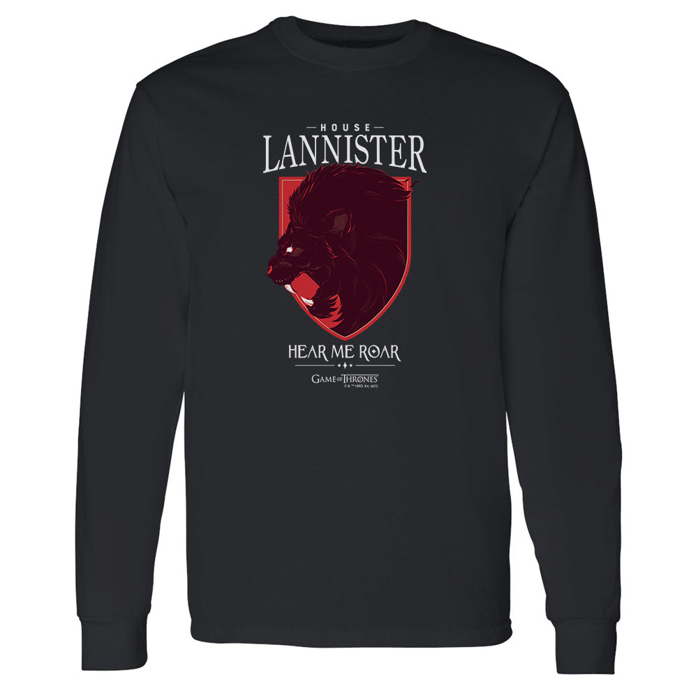 Game of Thrones House Lannister Adult Long Sleeve T-Shirt – WB Shop