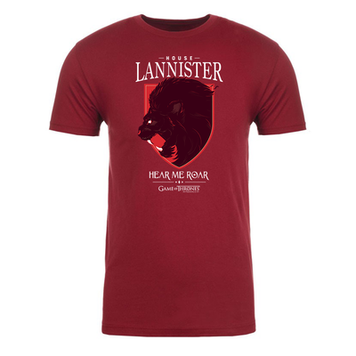 Game of Thrones House Lannister Adult Short Sleeve T-Shirt