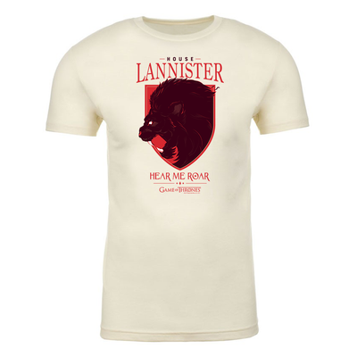 Game of Thrones House Lannister Adult Short Sleeve T-Shirt