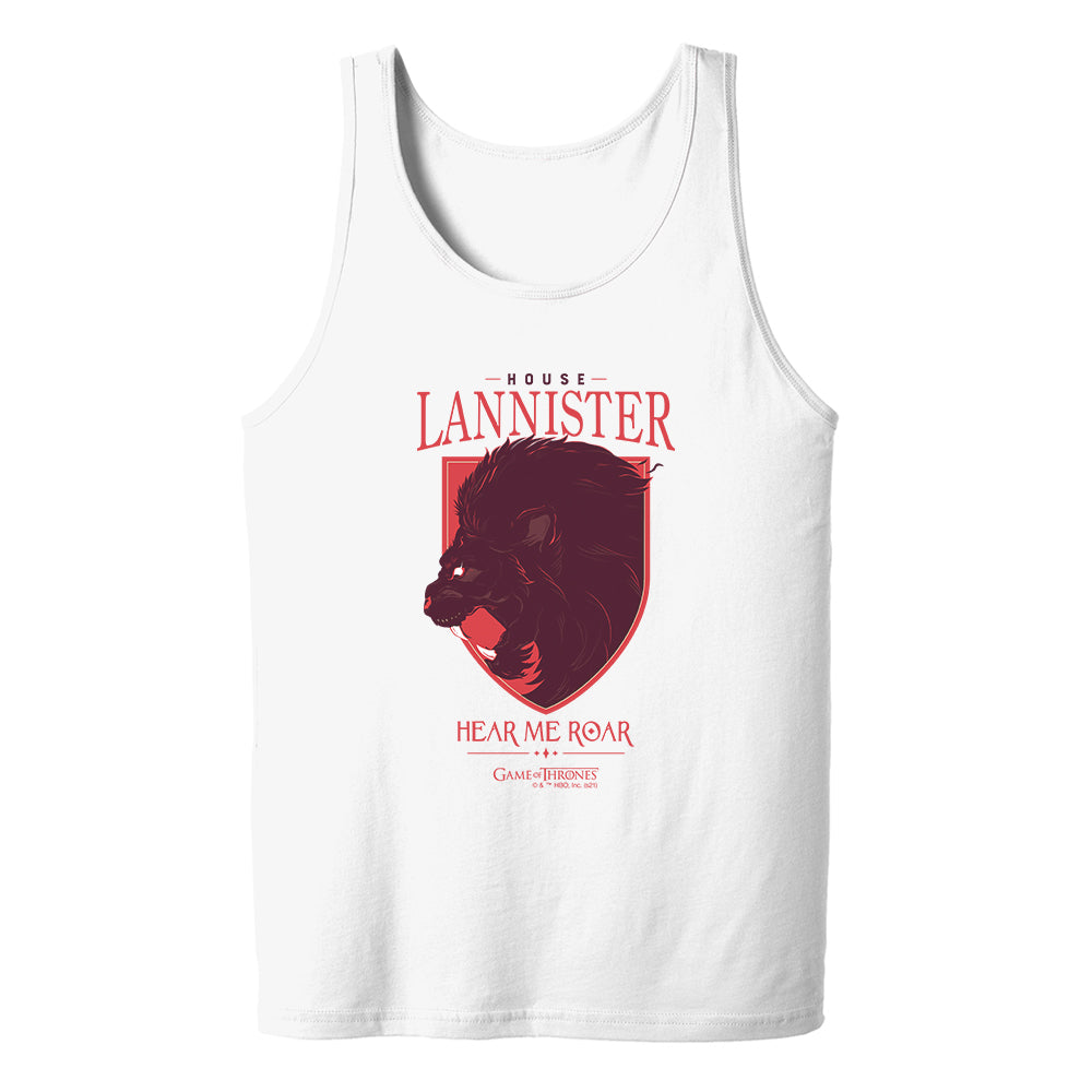 Game of Thrones House Lannister Adult Tank Top