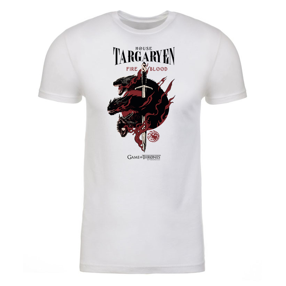 Game of Thrones House Targaryen Adult Short Sleeve T-Shirt