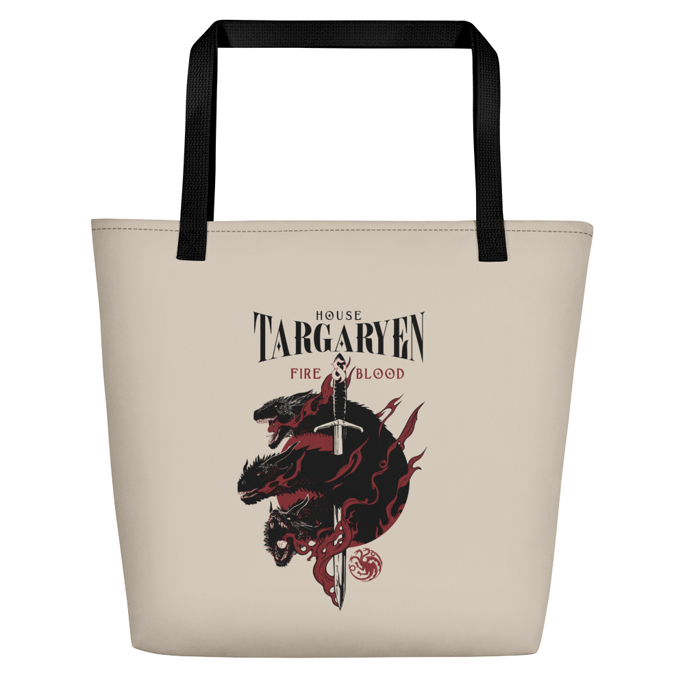 Game of Thrones House Targaryen Beach Bag