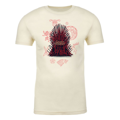 Game of Thrones Iron Throne Adult Short Sleeve T-Shirt