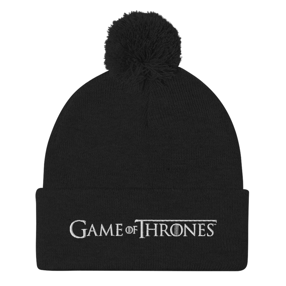 Game of Thrones Logo Pom Pom Knit Beanie