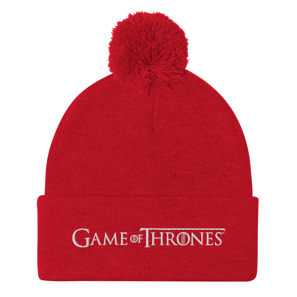Game of Thrones Logo Pom Pom Knit Beanie