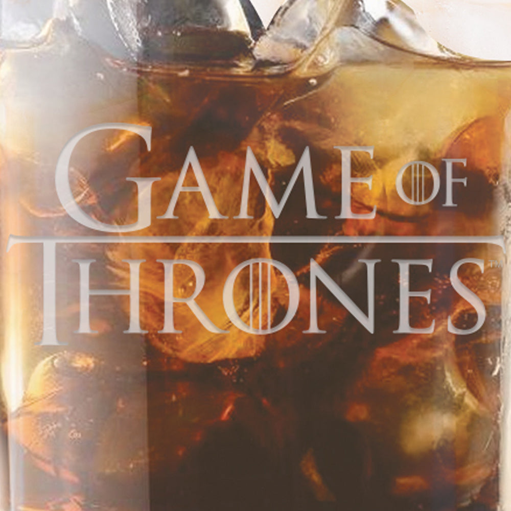 Game of Thrones Logo Laser Engraved Rocks Glass
