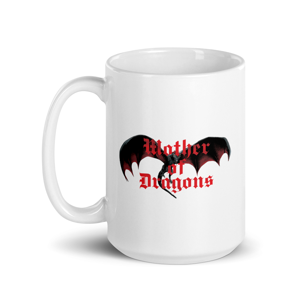 Game of Thrones Mother of Dragons White Mug
