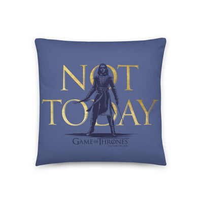Game Of Thrones Not Today Pillow