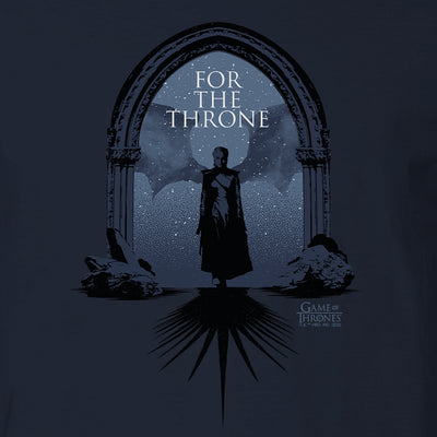Game Of Thrones For The Throne Adult Short Sleeve T-Shirt