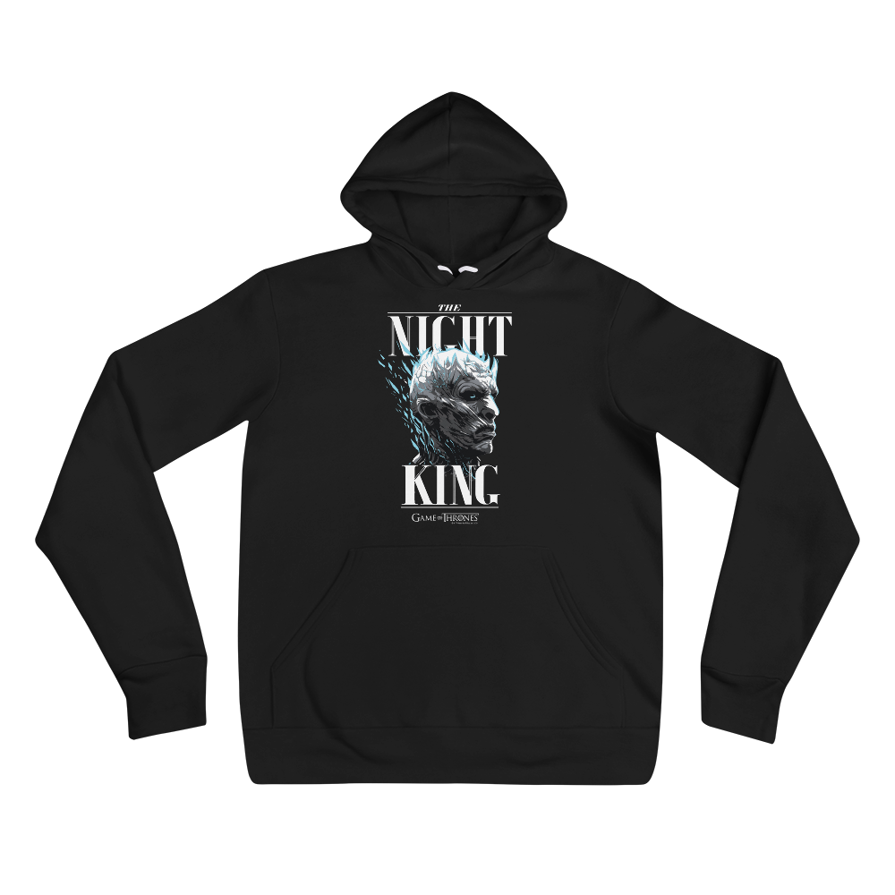 Game of Thrones The Night King Adult Fleece Hooded Sweatshirt Black