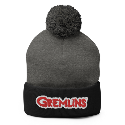 Gremlins Logo Pom Pom Knit Beanie