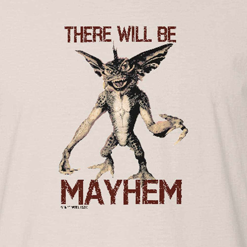 Gremlins There Will Be Mayhem Adult Short Sleeve T-Shirt