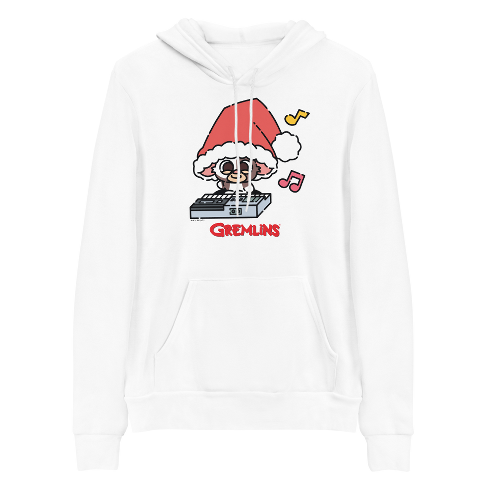 Gremlins Santa Hat Gizmo Adult Fleece Hooded Sweatshirt