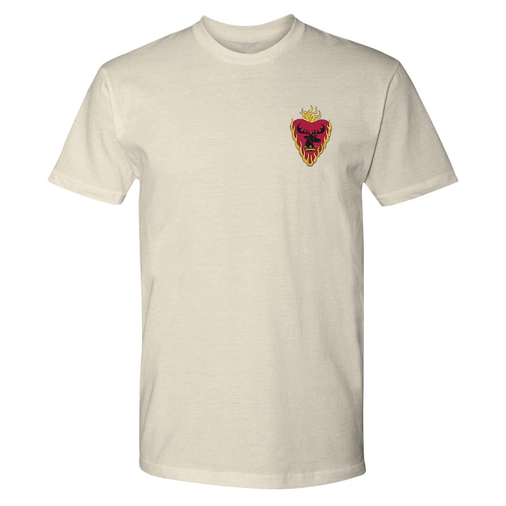 Game of Thrones House Baratheon Heart Adult Short Sleeve T-Shirt