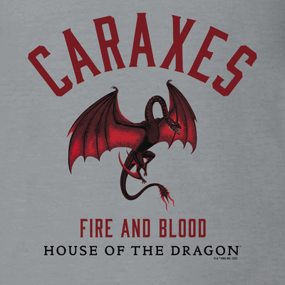 House of the Dragon Caraxes Adult Short Sleeve T-Shirt