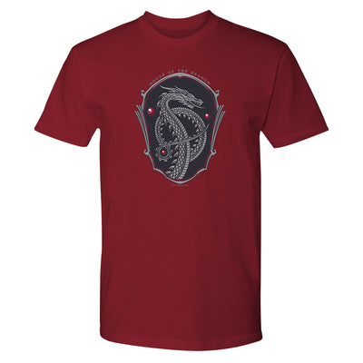 House of the Dragon Dragon Crest Adult Short Sleeve T-Shirt