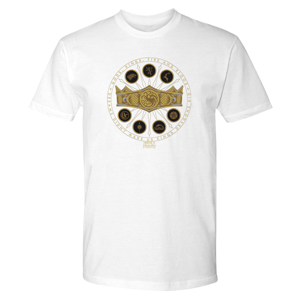 House of the Dragon Crown Adult Short Sleeve T-Shirt