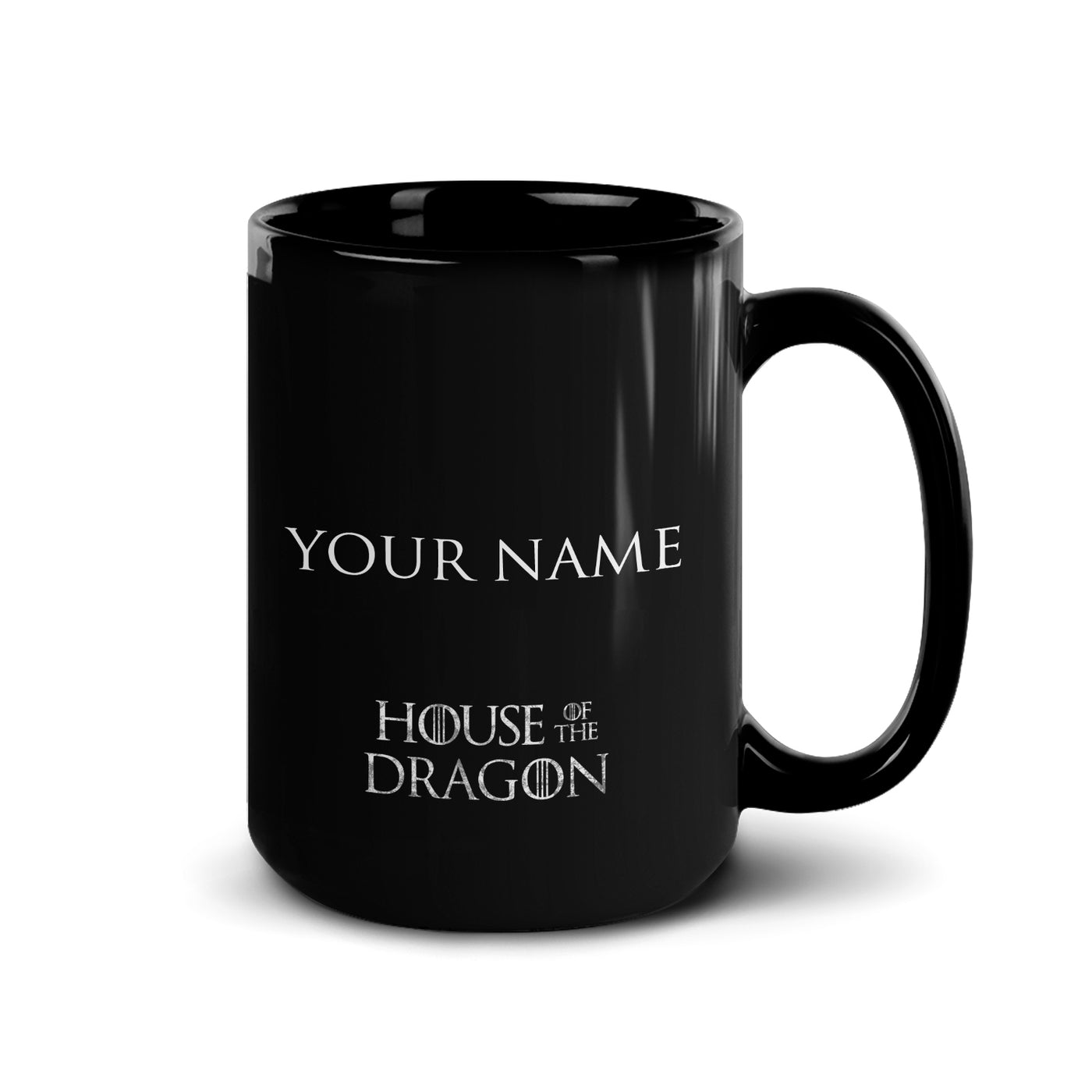 Exclusive House of the Dragon Dreams Personalized Black Mug 15 oz
