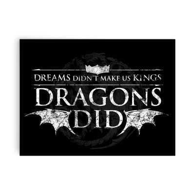 House of the Dragon Dreams Premium Satin Poster