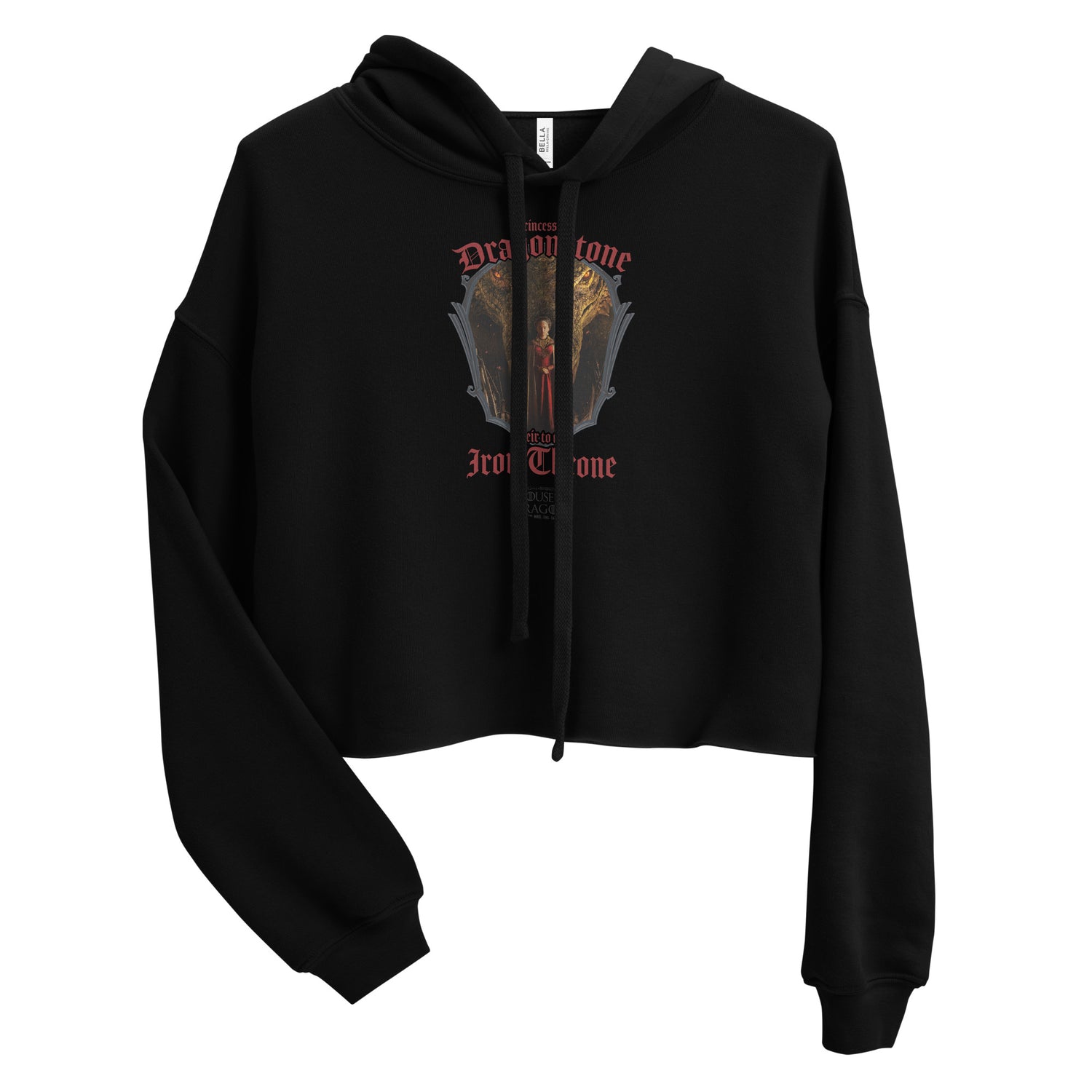 House of the Dragon E1 Princess of Dragonstone Women's Fleece Crop Hooded Sweatshirt