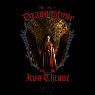 House of the Dragon E1 Princess of Dragonstone Women's Fleece Crop Hooded Sweatshirt